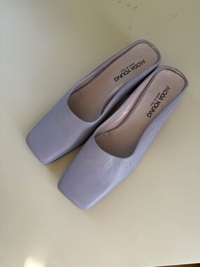 Women's Square-Toe Mule - Light Lilac